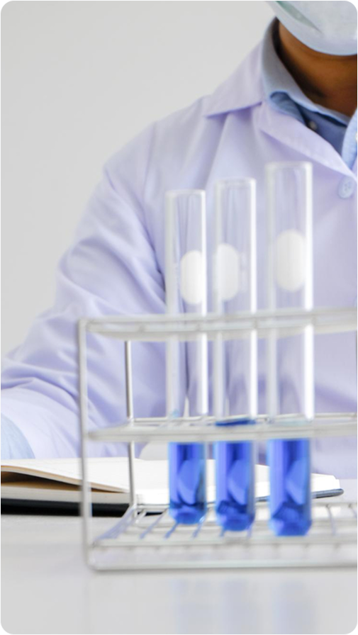 Laboratory test tubes
